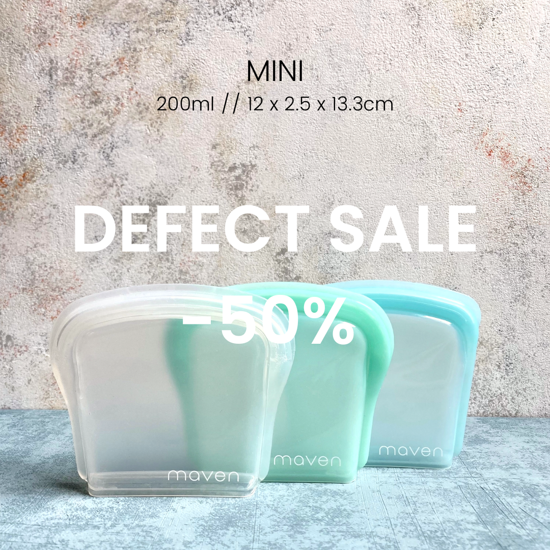 (DEFECT SALE) Mini 200ml Silicone Bag